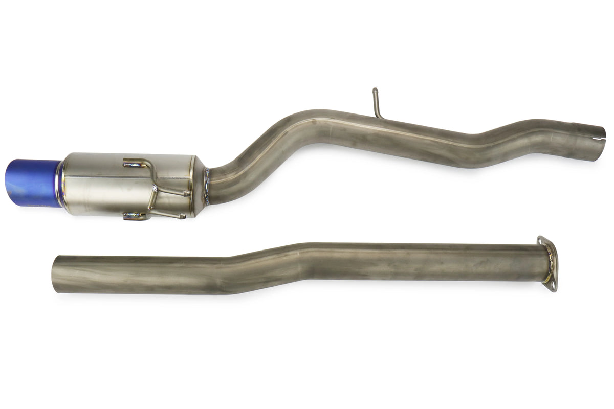 Invidia 2009+ EVO X 80mm Single Outlet Full Titanium Cat-Back Exhaust - HS09MEXTRG