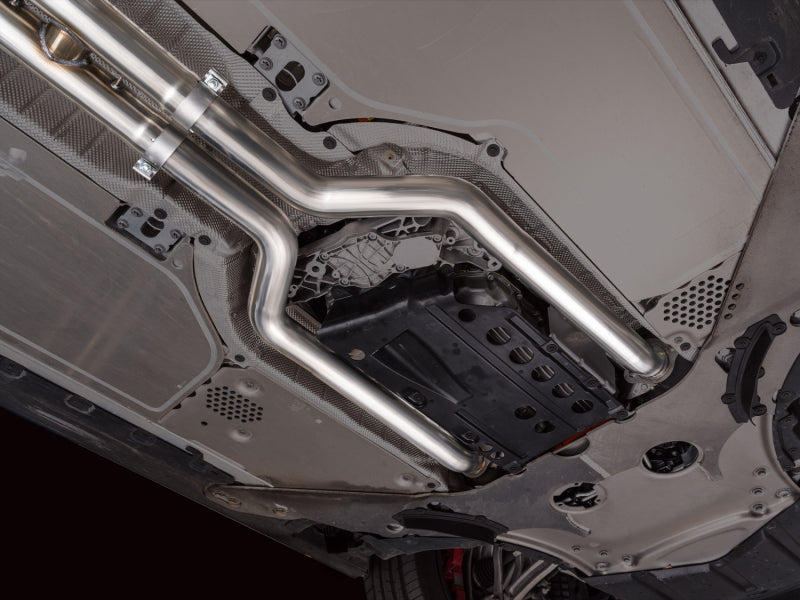 AWE BMW G90/G99 M5 Track Edition Catback Exhaust - Diamond Black Tips - 3020-43790