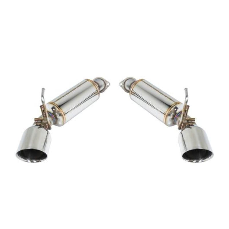 Remark 09-19 Nissan 370z Axle Back Exhaust w/Stainless Single Wall Tip - RO-TS34-S