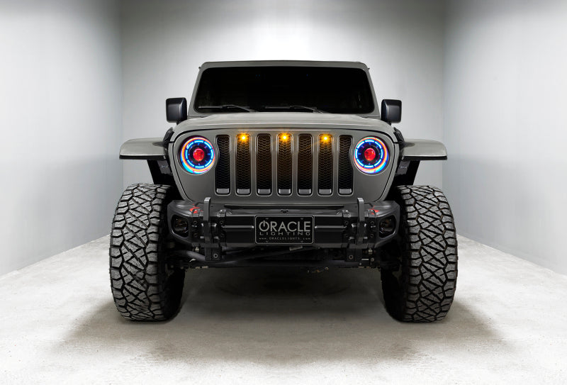 Oracle Oculus Bi-LED Projector Headlights for Jeep JL/Gladiator JT - w/ Simple Cntrl SEE WARRANTY - 5839-504-B