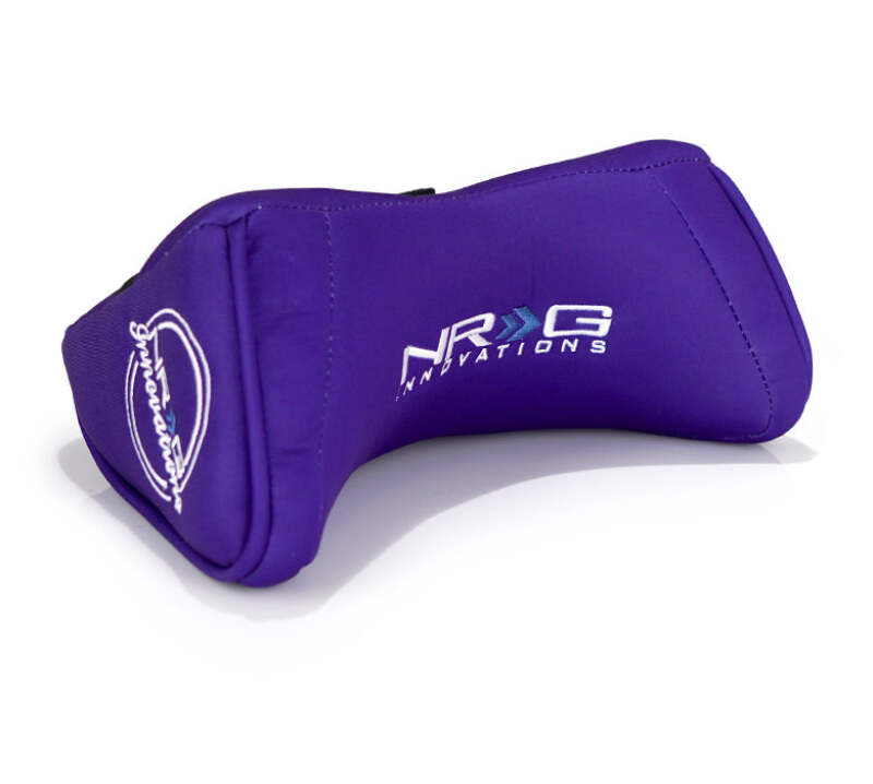 NRG Memory Foam Neck Pillow For Any Seats- Purple - SA-002PP - close-up view 2 3 4 5