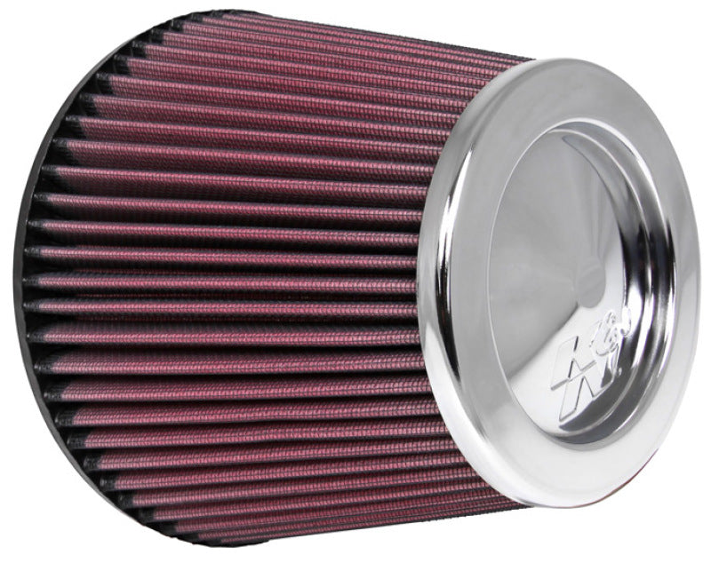K&N Universal Chrome Filter 6in Flange ID x 7.5in Base OD x 5in Top OD x 6in H - RC-4381 for 2008-2012 Nissan Pathfinder - fr