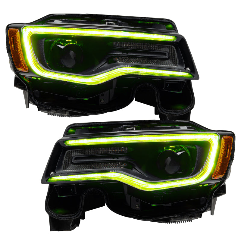 Oracle 1421 Jeep Grand Cherokee Dynamic Headlight DRL Upgrade Kit  ColorSHIFT Dynamic SEE WARRANTY - 1284-332