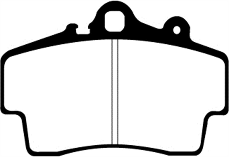 EBC Brakes Greenstuff 2000 Series Sport Pads - DP21207