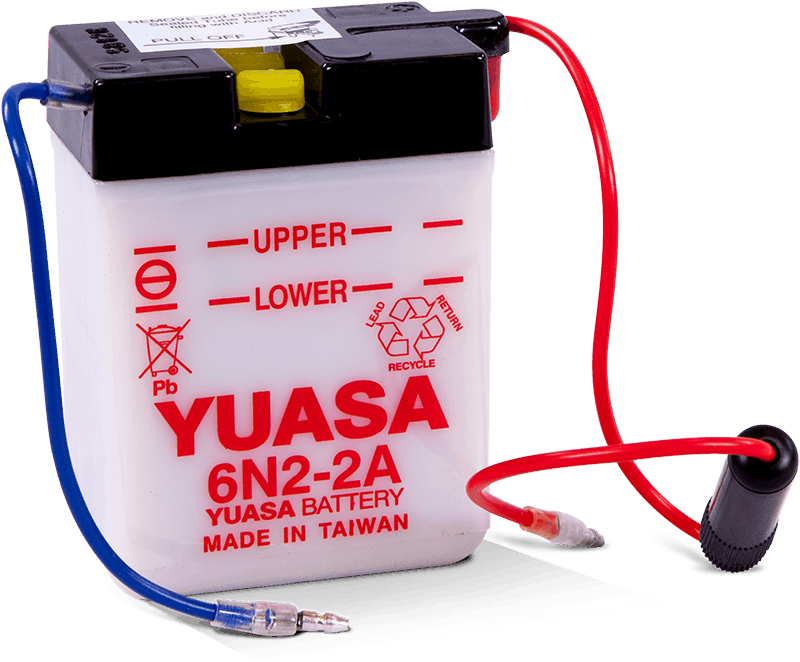 Yuasa 6N2-2A Conventional 6 Volt Battery - YUAM2620A by Yuasa Battery