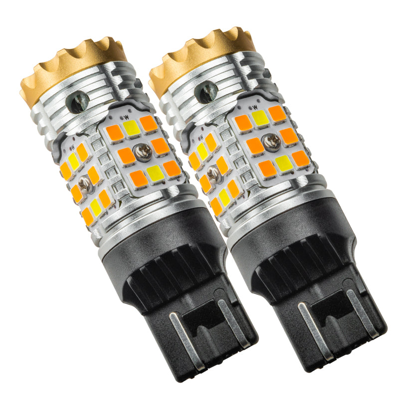 Oracle 7443-CK LED Switchback High Output Can-Bus LED Bulbs - Amber/White Switchback SEE WARRANTY - 5111-023