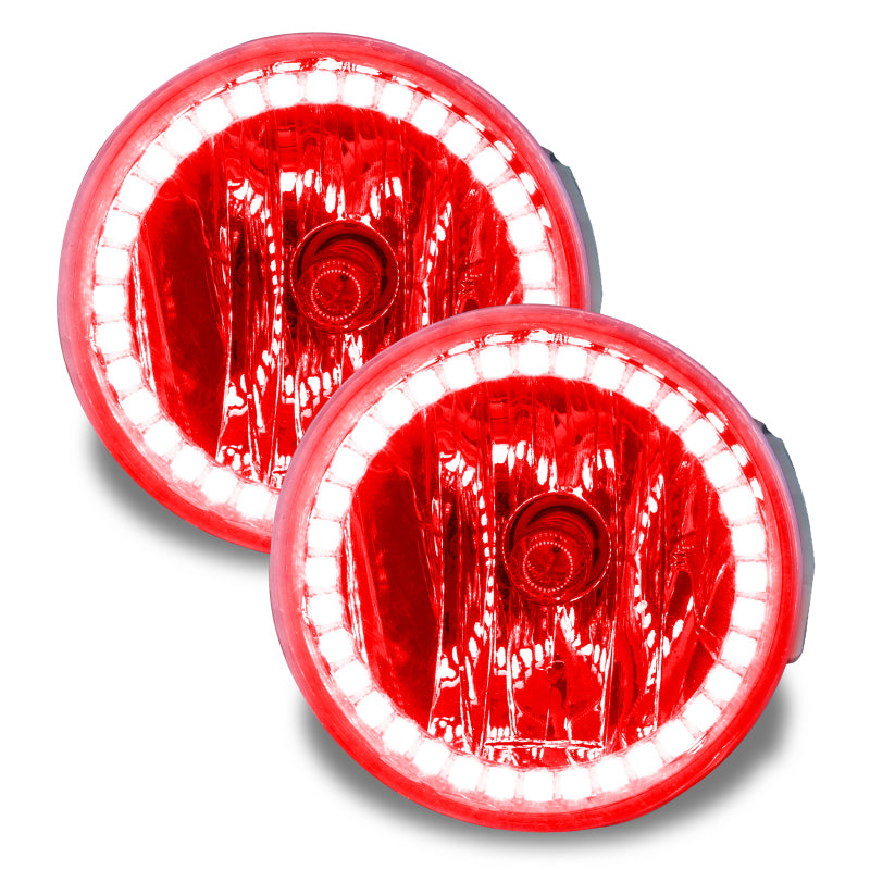 Oracle Lighting 08 Ford Explorer Sport Trac Pre-Assembled LED Halo Fog Lights -Red SEE WARRANTY - 7737-003