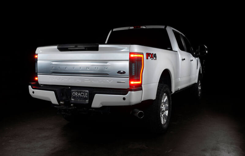 Oracle Lighting 17-22 Ford F-250/350 (Black Series) Flush Mount LED Tail Lights SEE WARRANTY - 5896-504-T