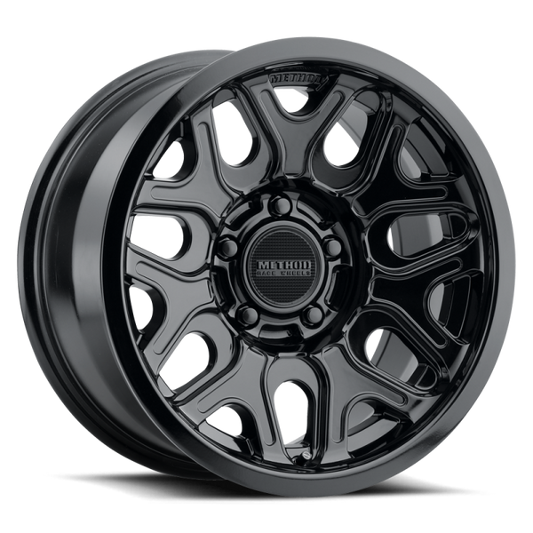 Method MR322 / 20x9 / 6x5.5 BP / 12ET / 5.44in BS / 106.25mm CB - Gloss Black Wheel - MR322290601312 by Method Wheels