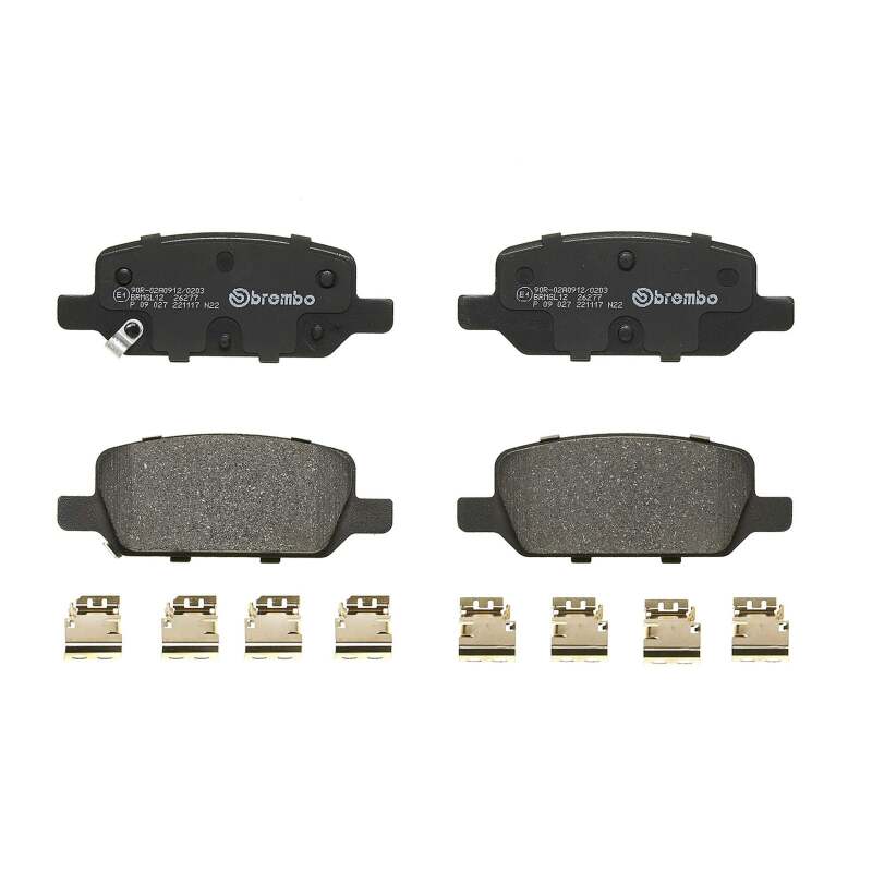 Brembo OE 17-21 Tesla Model 3/2021 Model Y Brake Pad - Rear - P09027