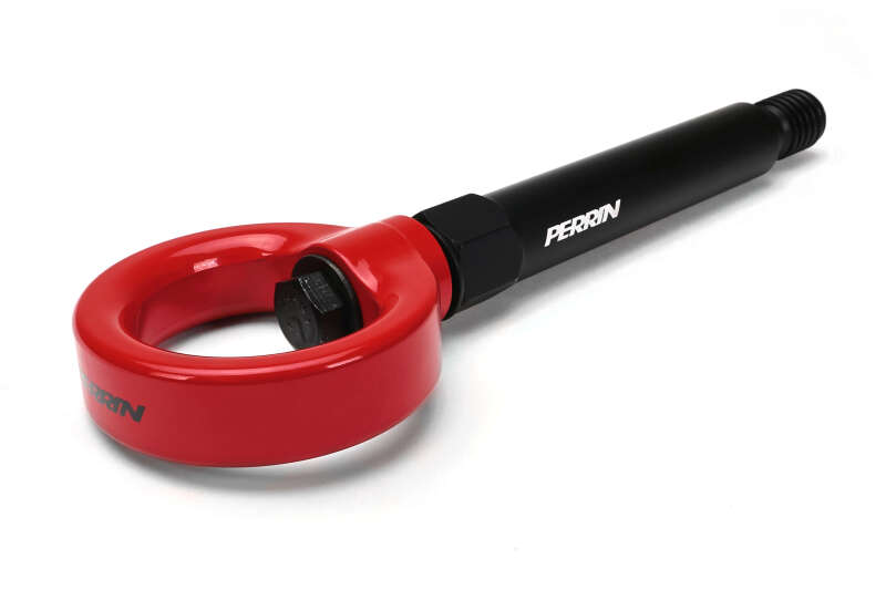 PERRIN 23-26 Toyota GR Corolla Front Tow Hook - Red - PTP-BDY-231RD by Perrin Performance - close-up