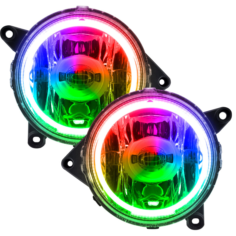 Oracle Ford Mustang GT 13-14 LED Fog Halo Kit - ColorSHIFT SEE WARRANTY - 2625-333