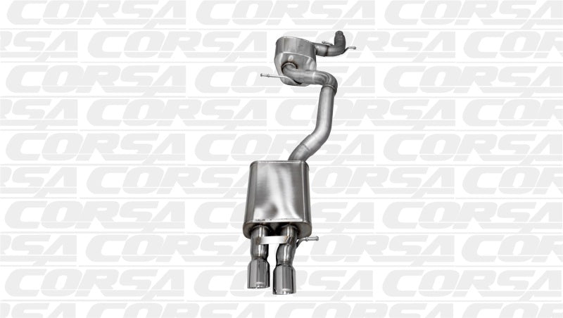 Corsa 06-10 Volkswagen GLI Mk5 Black Touring 3.0in Cat-Back Single Rear Exitn Black Pro-Seri - 14598BLK