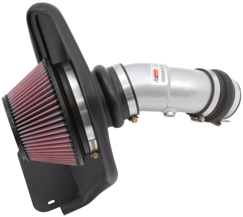 K&amp;N 14-16 Kia Soul L4 2.0L Typhoon Cold Air Intake Aluminum Silver - 69-5313TS