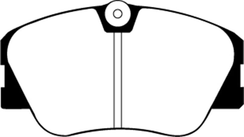 EBC 86-93 Mercedes-Benz 190/190E 2.3 16v Greenstuff Front Brake Pads - DP2577
