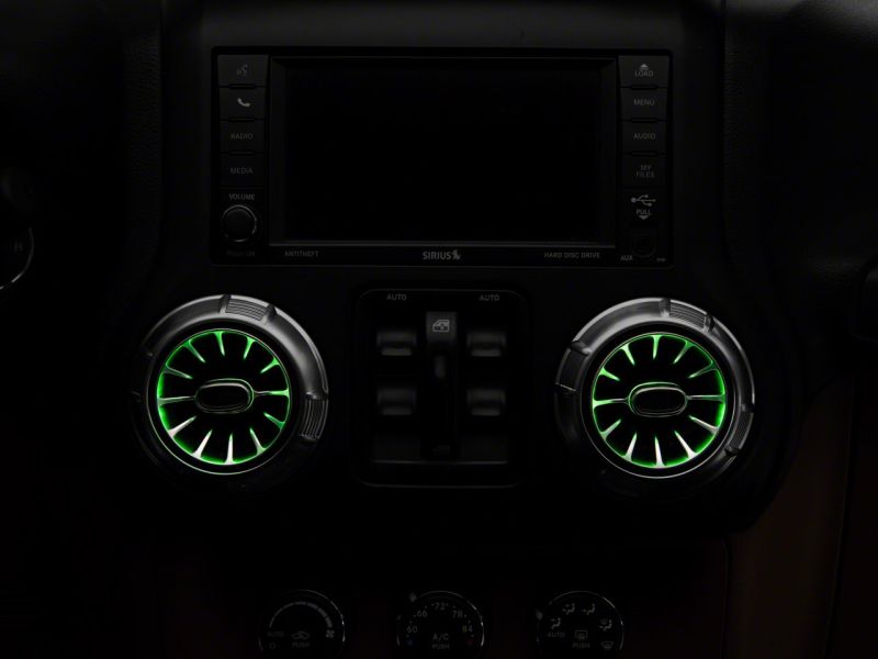 Raxiom 11-18 Jeep Wrangler JK LED Ambient Vent Lighting Kit - J139322