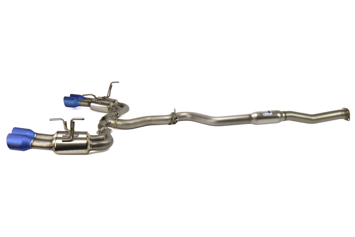 Invidia 11-14 WRX/STi Gemini 80mm Full Titanium 101mm Quad Tip Cat-Back Exhaust
