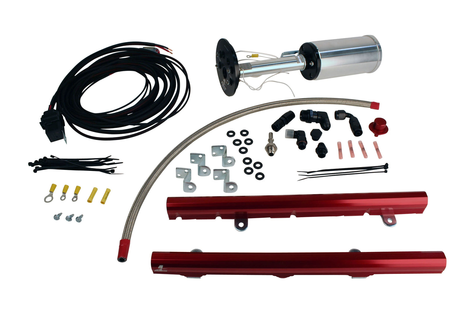 Aeromotive C6 Corvette Fuel System - Eliminator/LS3 Rails/Wire Kit/Fittings - 17184