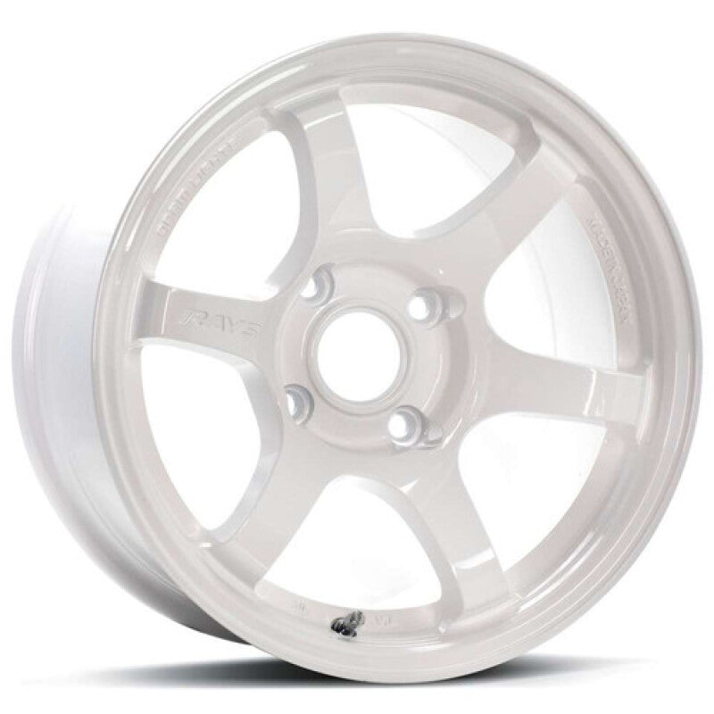 Gram Lights 57D MARK-II 15x8 +13mm 4x100 White Wheel - WGD2E13AW