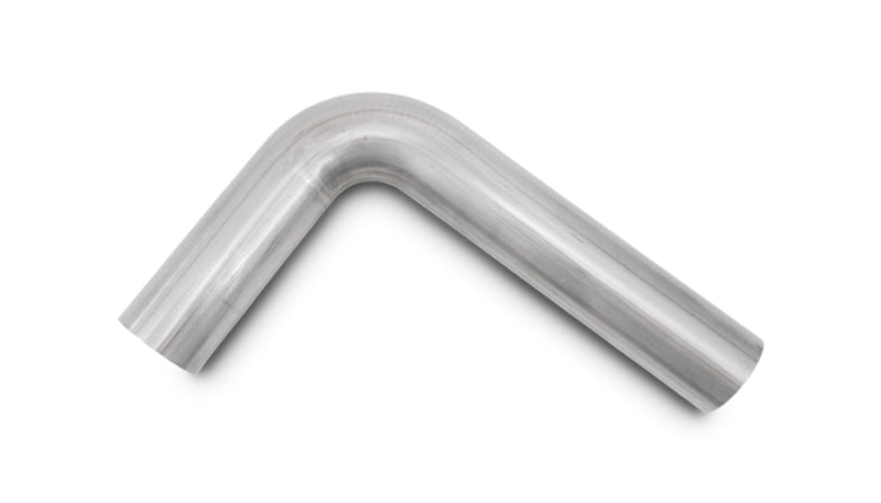Vibrant 90 Degree Mandrel Bend 1.50in OD x 2in CLR 304 Stainless Steel Tubing - 18192 by Vibrant - front view