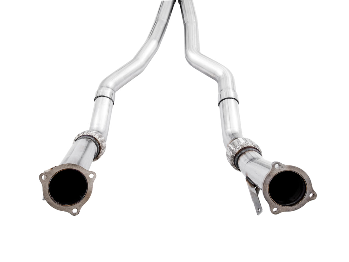 AWE Tuning Audi B9 RS 5 Sportback Touring Edition Exhaust-Non Resonated- Diamond Black RS Style Tips - 3015-33114