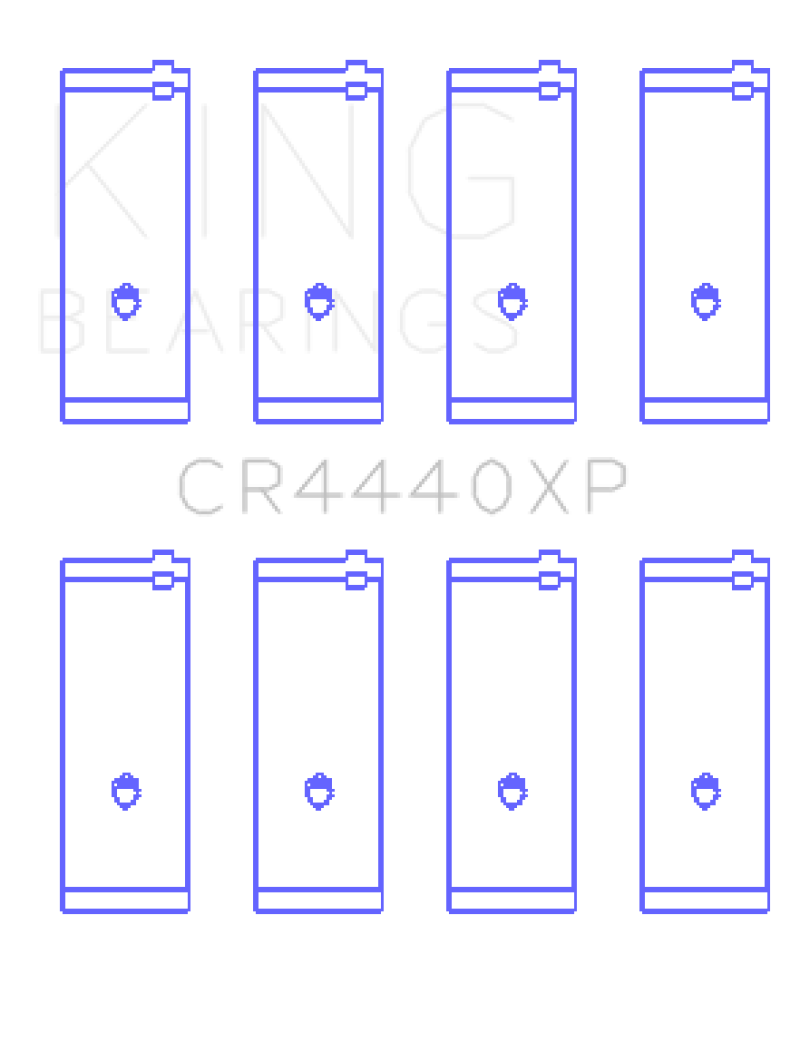 King Ford Cortina 2000 XL - European (Size STD) Performance Rod Bearing Set - CR4440XP