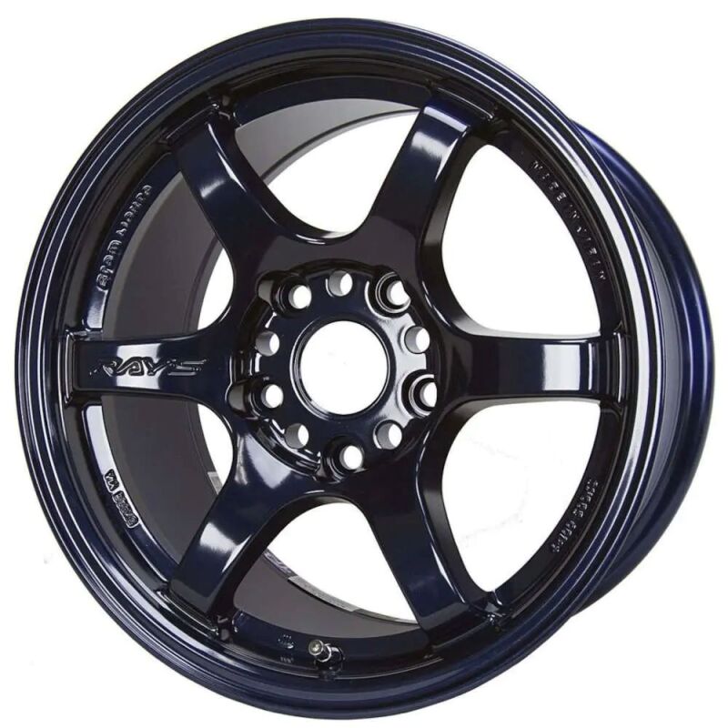 Gram Lights 57DR 15x8.0 +35 5-114.3 Dark Blue Wheel - WGIE35ED