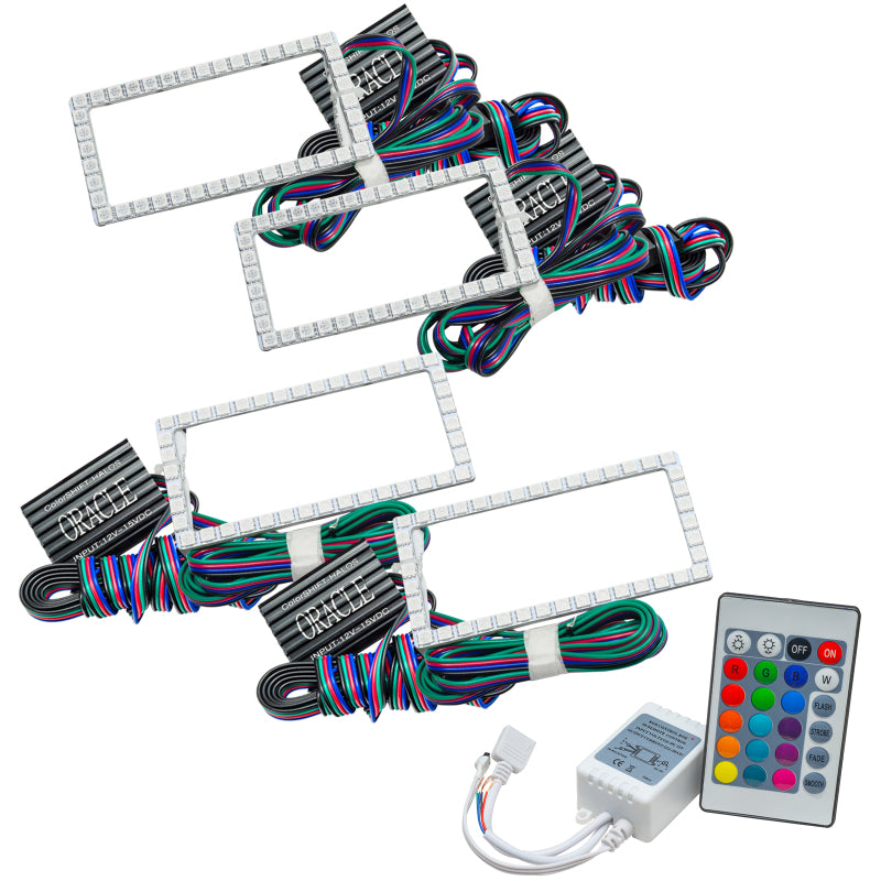 Oracle Ford F-150 15-17 Projector Headlight Halo Kit - ColorSHIFT w/ Simple Controller SEE WARRANTY - 3957-504