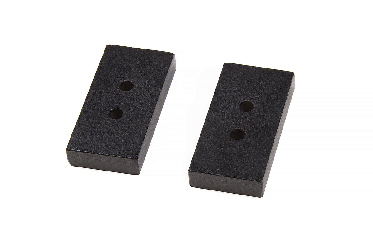 BDS Suspension Universal 1" Flat Blocks Dual Pin Bolt ON