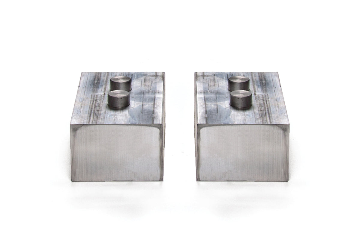 BDS Suspension Rear Lift Blocks - Dual Pin - Aluminum | 2 Inch Lift | Ford F150 (04-26)