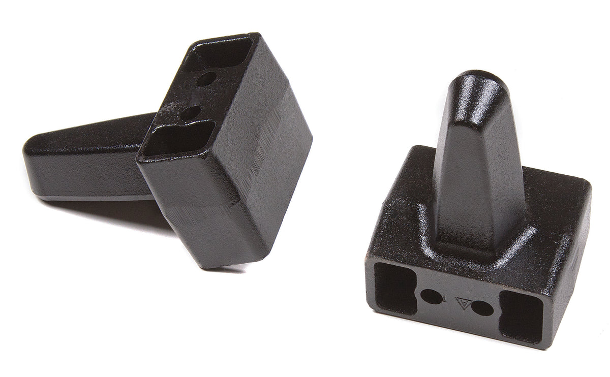BDS Suspension Rear Lift Blocks w/ Wing - Steel | 4 Inch Lift | 2008-2016 Ford F250/F350 Super Duty