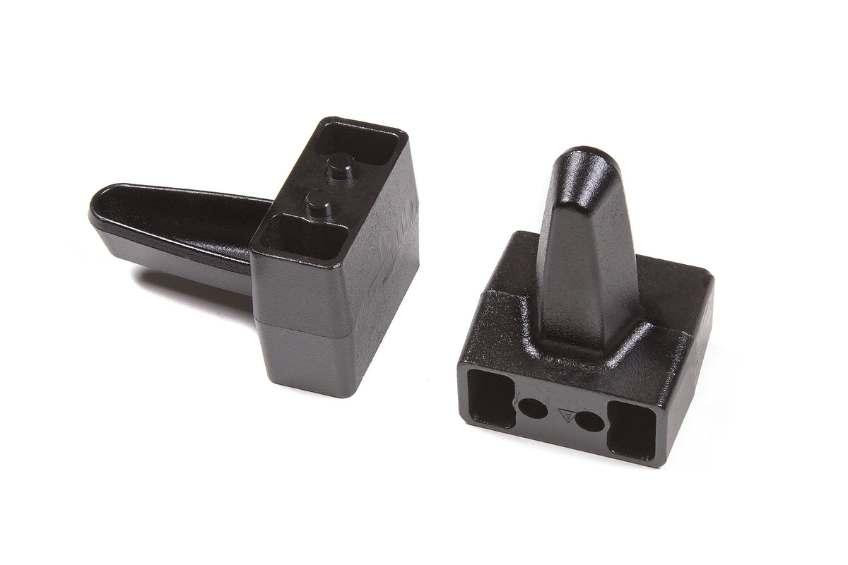 BDS Suspension Rear Lift Blocks w/ Wing - Steel | 5 Inch Lift | 2008-2012 Ford F250/F350 Super Duty