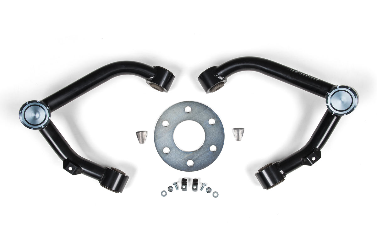 BDS Suspension Upper Control Arm Kit | 2007-2018 Chevy Silverado and GMC Sierra 1500 | With Cast Steel OE Arms