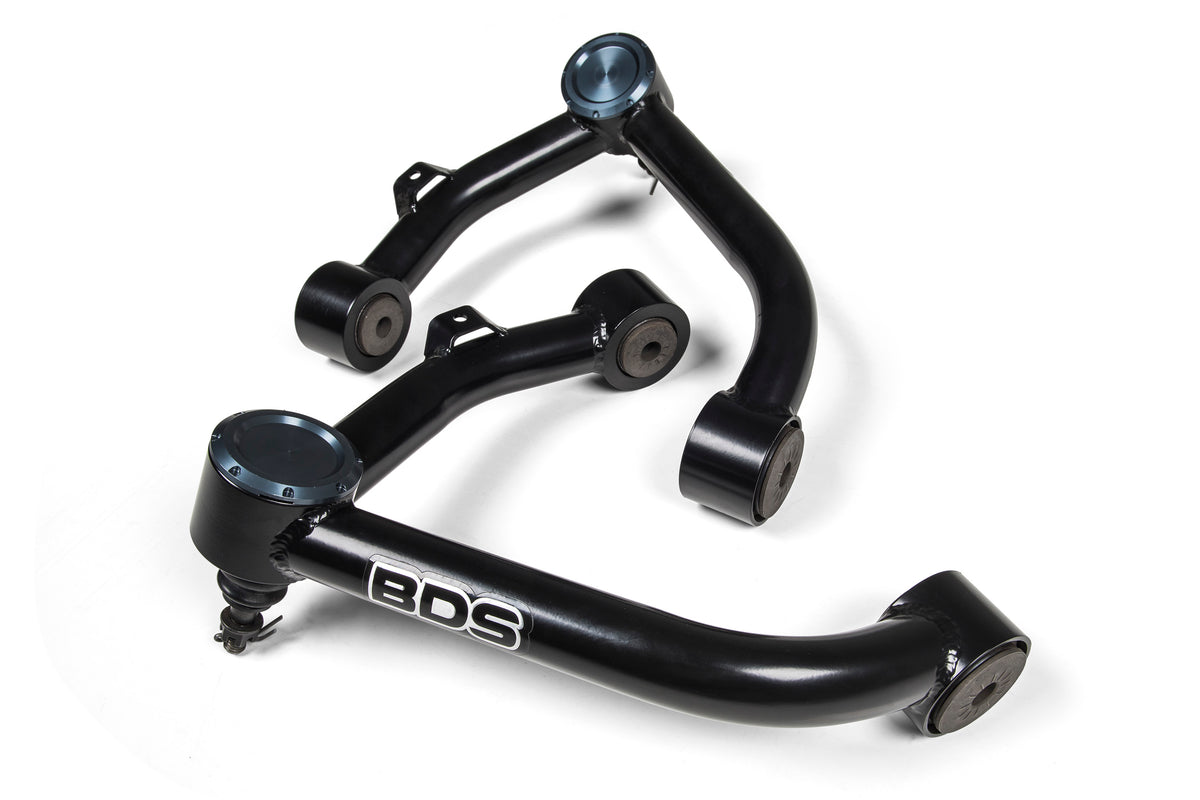 BDS Suspension Upper Control Arm Kit | 2014-2018 Chevy Silverado and GMC Sierra 1500 | With Aluminum or Stamped Steel OE Arms