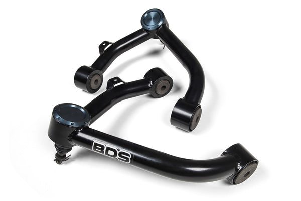 BDS Suspension Upper Control Arm Kit | 2014-2018 Chevy Silverado and GMC Sierra 1500 | With Aluminum or Stamped Steel OE Arms