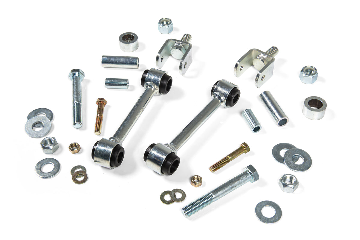 BDS Suspension Front Sway Bar Link Kit | Fits 2-4 Inch Lift | 2003-2013 Dodge Ram 2500 and 2003-2012 Ram 3500 4WD