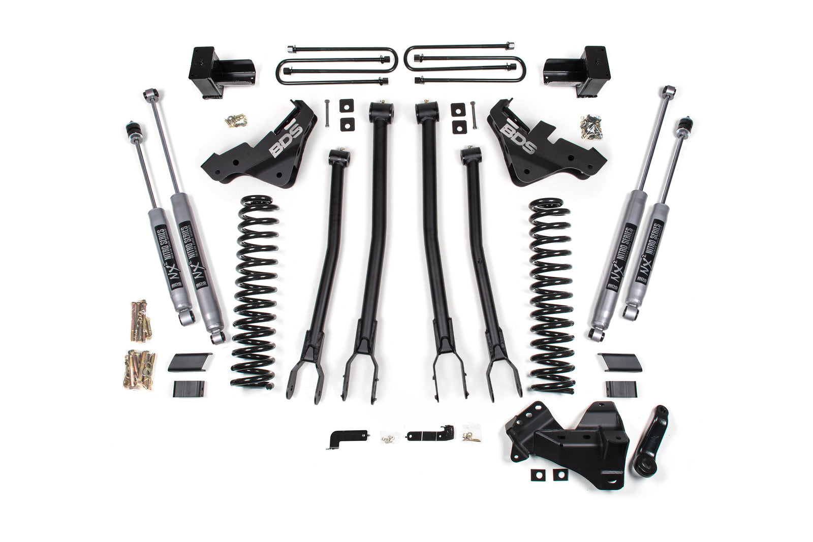 BDS Suspension 4 Inch Lift Kit w/ 4-Link | Ford F450 Super Duty (23-26) 4WD