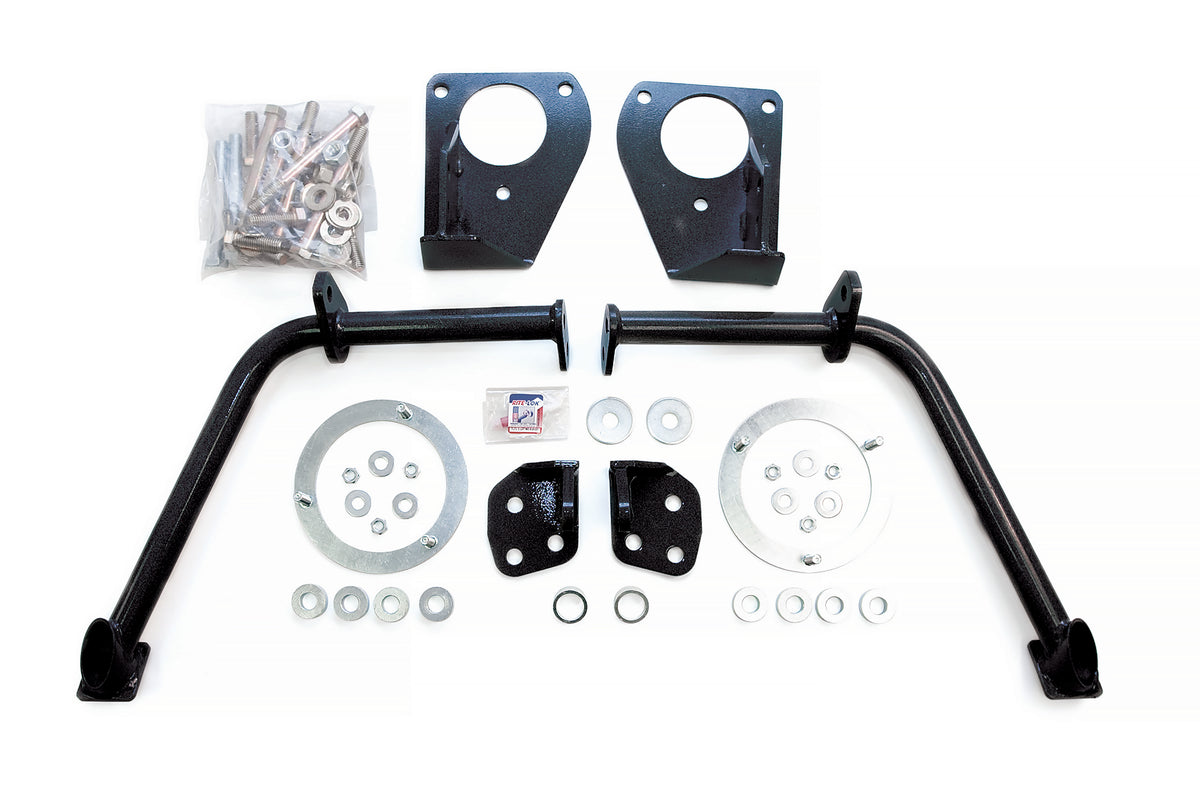 BDS Suspension Dual Front Shock Mount Kit | Dodge Ram 2500 & 3500 (03–13) 4WD | Short Arm