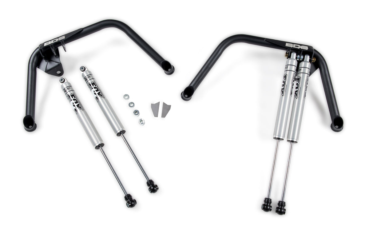BDS Suspension Dual Shock Hoop Mount Kit | 2014-2018 Ram 2500 and 2013-2018 Ram 3500 4WD