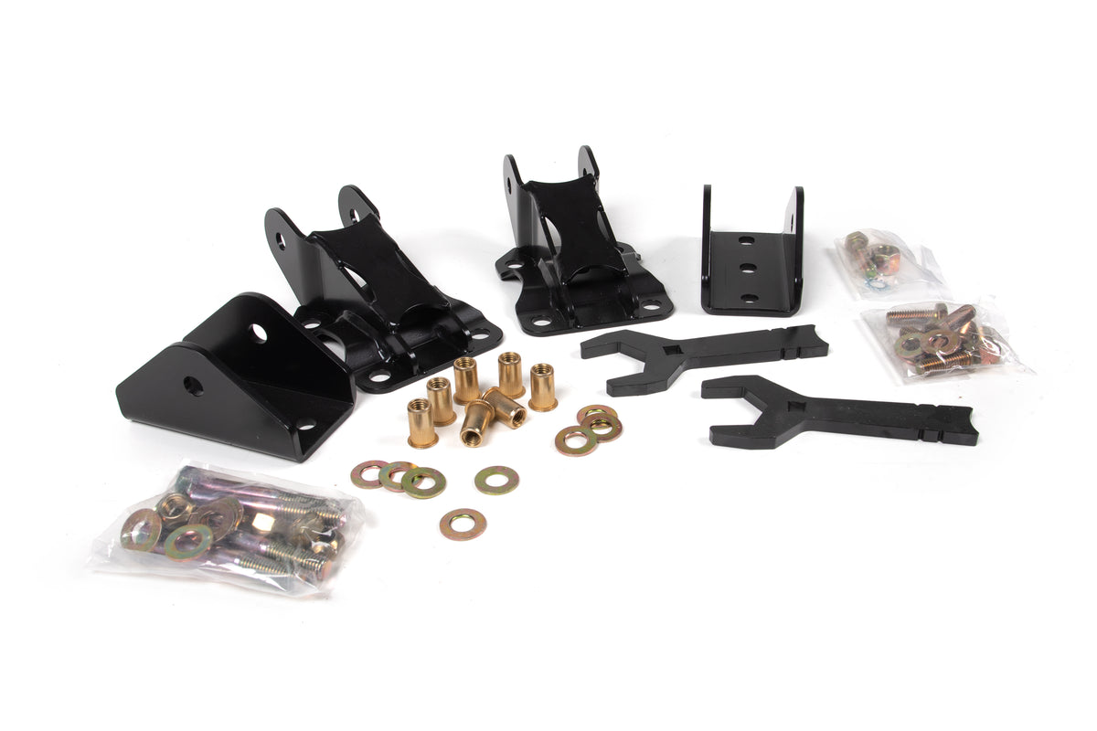 BDS Suspension Mounting Kit for Recoil Traction Bars | 2004-2020 Ford F150 4WD