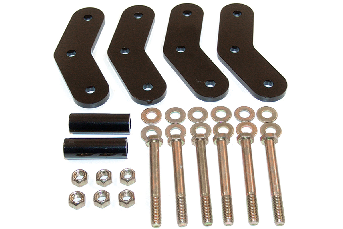 BDS Suspension Rear Shackle Kit | 1-3/8 Inch Lift | 1976-1986 Jeep CJ5, CJ7, Scrambler