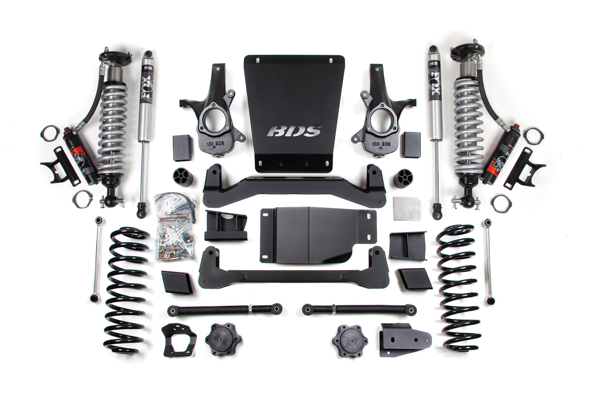 BDS Suspension 6" Lift Kit With FOX 2.5 Coil-overs And FOX 2.0 Shocks | 07-14 GM SUV