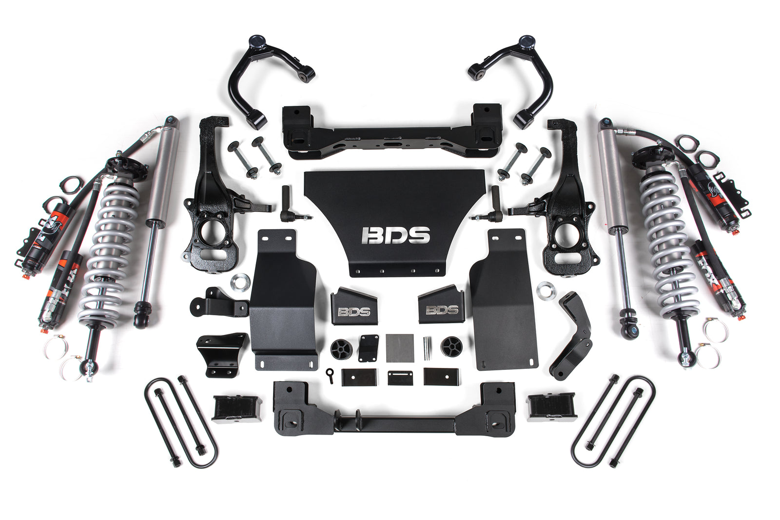 BDS Suspension 4" Lift Kit With FOX 2.5 Front Coil-overs And Rear FOX 2.5 Performance Elite Shocks | 25-26 SILVERADO/SIERRA 1500 4WD 5.3L/6.2L (excluding AT4X/DENALI/HIGH COUNTRY/TRAIL BOSS/ZR2)