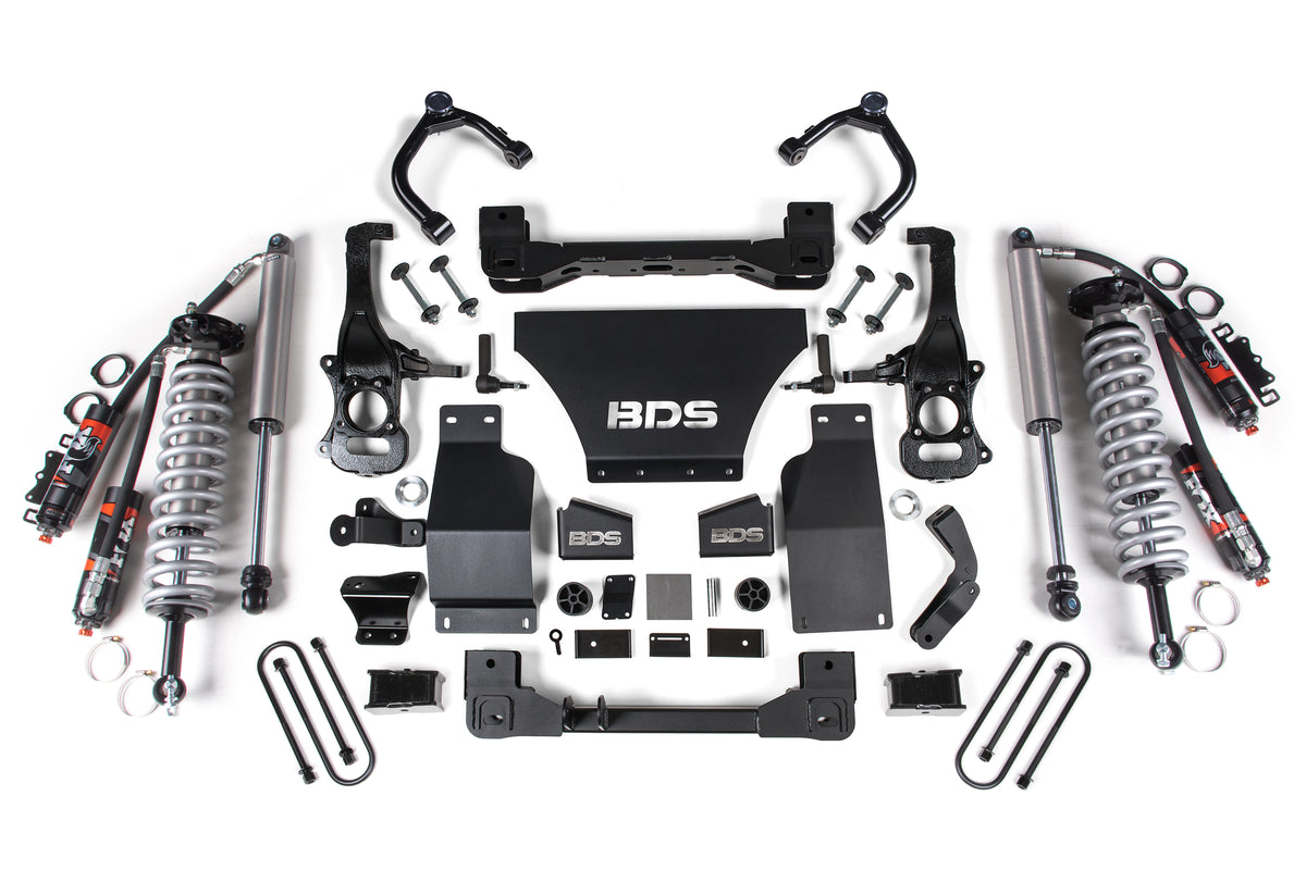 BDS Suspension 2.5 Inch Lift Kit | FOX 2.5 Performance Elite Coil-Over | Chevy Trail Boss or GMC AT4 1500 (25-26) 4WD | Diesel