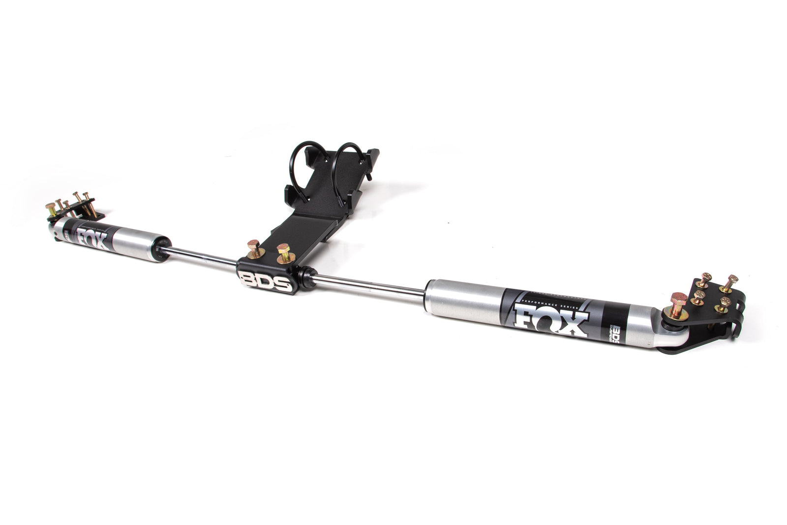 BDS Suspension Dual Steering Stabilizer w/ FOX 2.0 | Ford F450/F550 17–26 & Ford F600 (20-25)