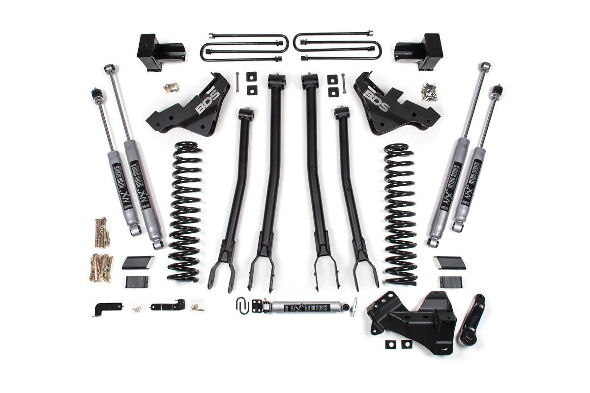 BDS Suspension 5" 4-Link Lift Kit | 23-26 F350 DRW Gas Super Duty