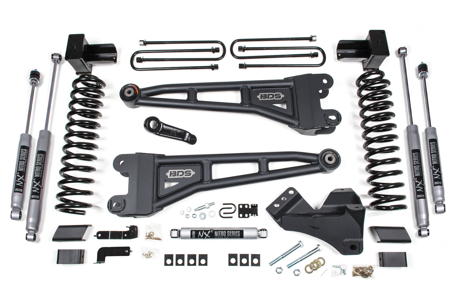 BDS Suspension 5" Lift Kit w/ Radius Arm | Ford F350 DRW (23-26) 4WD | Gas