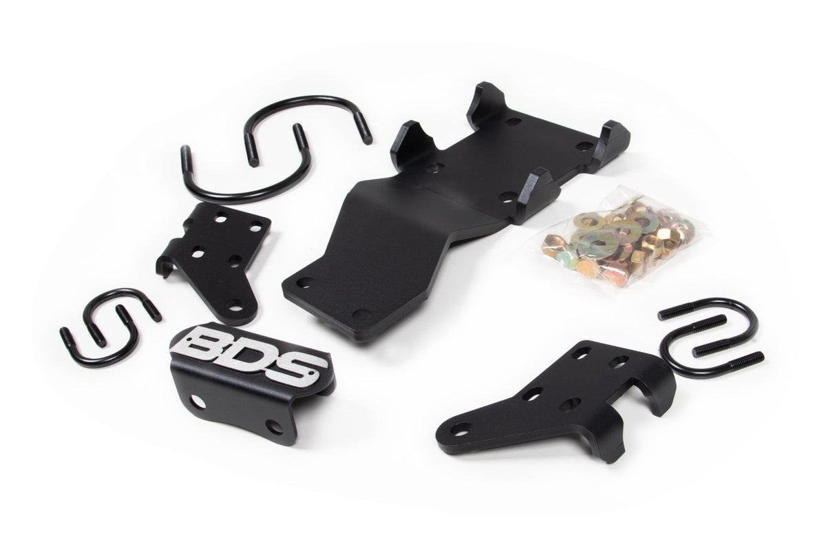 BDS Suspension Dual Steering Stabilizer Mounting Kit | Fits 2.5-9 Inch Lift| Ford F250/F350 Super Duty (05-26) 4WD