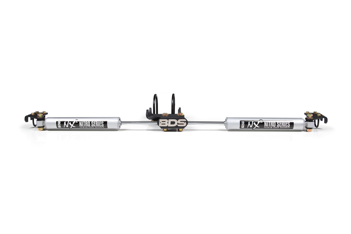 BDS Suspension Dual Steering Stabilizer w/ NX2 | Ford F250/F350 05-26