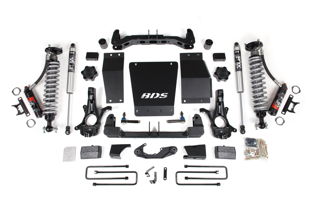 BDS Suspension 4 Inch Lift Kit | FOX 2.5 Performance Elite Coilover | Chevy Silverado or GMC Sierra 1500 (14-18) 4WD - 712F